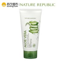 韩国自然乐园 自然共和国洗面奶补水 泡沫芦荟洁面乳150ml 温和不刺激 敏感肌适用 清洁毛孔控油男女适用