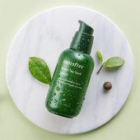 悦诗风吟 Innisfree 小绿瓶面部精华液 绿茶籽精萃水分肌底菁露补水保湿80ml