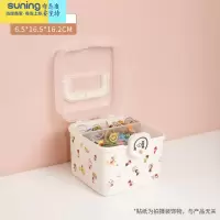 希杰狮王儿童发饰收纳盒女孩发夹头绳橡皮筋头饰发卡圈梳妆公主饰品置物架 小号白色收纳架