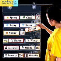 希杰狮王30格48格幼儿童识字卡透明收纳挂袋英文字母字咭插卡袋pvc整理袋 透明  48格 (8cm*8cm卡片适收纳架