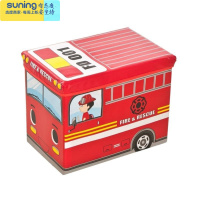 希杰狮王儿童玩具收纳箱器整理箱卧室储物盒网红置物筐箱子大容量置物盒 D22-红色消防车车厢 普通款(承重100斤)收纳架