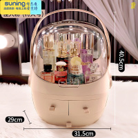 希杰狮王少女心收纳柜可爱收纳盒日系化妆品小样公主女孩儿童带盖子精致 网红同款[可双开/分体]?佳人 粉(特大号3层收纳架