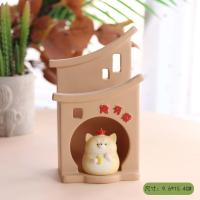 希杰狮王创意时尚学生桌面摆件可爱卡通收纳儿童个性办公室龙猫笔筒女ins 柴犬皇上款