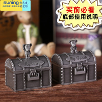 希杰狮王乳牙盒胎毛纪念品宝宝胎发脐带保存收纳盒儿童牙齿收藏盒男孩女孩 小箱款(存3样)+包装(收纳架