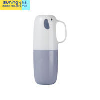 希杰狮王洗漱口杯旅行便携式牙杯牙刷收纳牙具盒刷牙儿童可爱旅游牙桶牙缸 白色+浅灰收纳架