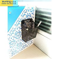 希杰狮王冰箱贴磁铁小储物罐办公用品居家教学板黑白板磁性方笔筒学生宿舍 黑色磁铁版