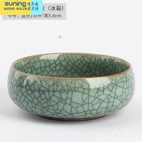 希杰狮王砚台带盖陶瓷墨碟国画墨汁调色盘毛笔笔架笔山笔搁墨蝶墨池笔洗墨盘笔筒砚滴文房四宝套装书法用具用品笔洗缸 [中号笔洗