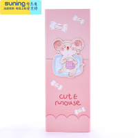 希杰狮王文具盒多功能笔盒创意网红初中生简约笔筒创意时尚可爱收纳盒女ins可折叠站立式笔盒笔盒笔筒两用变形折叠 鼠愿-D款