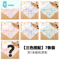 恋名媛棉新生婴儿纱布小方巾宝宝擦汗手绢手帕儿童家用四方洗脸小毛巾