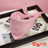 恋名媛儿童围巾春秋薄款韩版棉麻女孩丝巾男女童防风纱巾宝宝婴儿小方巾