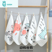 恋名媛五条棉儿童小手帕小手绢幼儿园小学生小方巾棉可爱卡通手巾帕