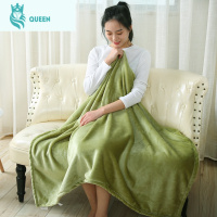 恋名媛小毛毯女盖腿单人午休学生宿舍春秋珊瑚绒航空毯子空调办公室午睡