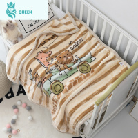 恋名媛儿童婴儿毛毯双层加厚宝宝盖毯幼儿园午睡小毯子秋冬季珊瑚绒被子