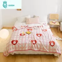 恋名媛北欧风单层毛毯珊瑚绒法兰绒毯子沙发盖毯春秋午睡休闲牛奶绒床单