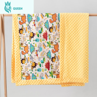 恋名媛静晗婴儿豆豆毯夏季新生宝宝安抚毛毯幼儿午睡空调被棉被套盖毯