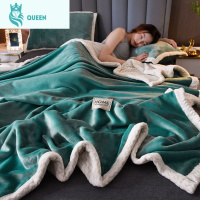 恋名媛毛毯加厚被子冬季办公室午睡毯保暖法兰珊瑚绒单人午休毯沙发盖毯