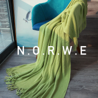 恋名媛北欧沙发盖毯流苏针织毯子网红民宿床尾搭巾毛毯被休闲空调小毛毯