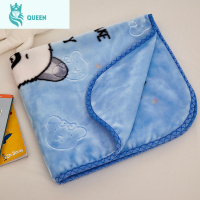 恋名媛婴儿毛毯 小毛毯四季通用幼儿园午睡毯子女生盖腿儿童 双面瑚珊绒