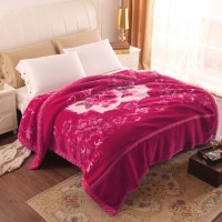 恋名媛毛毯被子加厚冬季双人盖毯家用双层婚庆礼拉舍尔秋冬保暖单人宿舍