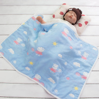 恋名媛宝宝外出小毯子薄款棉婴儿车纱布盖巾推车盖毯午睡被子便携式