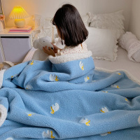 恋名媛小熊羔绒毯 沙发盖毯 冬季加厚保暖小毯子办公室午睡毯儿童毛毯