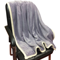 恋名媛双层毛毯纯色小被子午睡毯办公室冬季午休毯躺椅盖毯沙发毯加厚绒