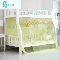 恋名媛子母床蚊帐上下铺双层0.9m1.2米高低儿童梯形上下床1.5米家用蚊帐蚊帐