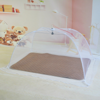 恋名媛伞罩式婴儿童蚊帐免安装带支架婴儿床儿童折叠小孩防蚊罩无底蚊帐蚊帐