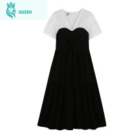 恋名媛孕妇装夏装2021新款潮辣妈个性春夏季孕妇连衣裙夏天网红洋气上衣孕妇裙