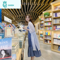 恋名媛孕妇夏装新款连衣裙2021时尚宽松韩版孕妇长裙夏季两件套装吊带裙孕妇裙