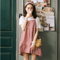 恋名媛孕妇夏装连衣裙两件套孕妇裙夏季2021新款网红孕妇套装时尚款夏天孕妇裙