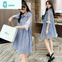 恋名媛孕妇春夏款连衣裙潮辣妈个性2021年新款春装洋气显瘦遮肚裙子女孕妇裙