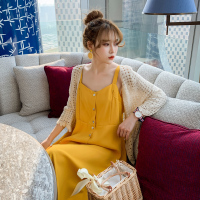 恋名媛孕妇夏装连衣裙辣妈潮个性套装外出时尚款宽松两件套哺乳夏天裙子孕妇裙