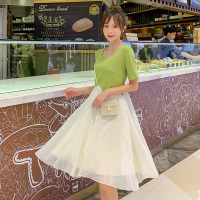 恋名媛孕妇夏装连衣裙套装时尚款潮辣妈个性孕妇装网红中长款夏天裙子孕妇裙