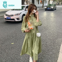 恋名媛潮妈孕妇装2021年新款春装中长款衬衫连衣裙子春秋时尚娃娃裙女装孕妇裙