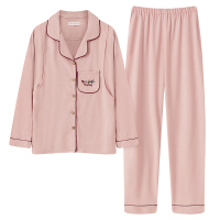 恋名媛春秋季棉产后孕妇睡衣产妇哺乳月子服春夏季薄款喂奶套装7月份8孕妇套装孕妇装