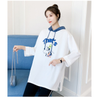 恋名媛孕妇春装套装时尚款外出早春上衣洋气孕妇装2021潮妈两件套春秋款