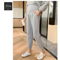 恋名媛孕妇装春装套装2021新款网红潮妈卫衣小个子休闲早春款运动两件套