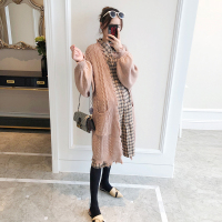 恋名媛孕妇春装遮孕肚女装网红套装大码潮外出连衣裙时尚春季洋气两件套孕妇套装孕妇装