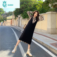 恋名媛孕妇春夏装连衣裙套装外出时尚款潮妈网红洋气衬衫背带裙子两件套孕妇装