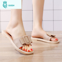 恋名媛拖鞋女外穿2020新款潮鞋舒适平底孕妇防滑沙滩鞋软底百搭凉鞋女孕妇鞋