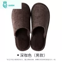 恋名媛懒角落 棉拖鞋女厚底保暖家居毛拖男士情侣秋冬季防滑月子鞋66670孕妇鞋