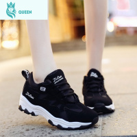 恋名媛春秋季韩版土运动远防滑百搭春秋新款黑潮休闲紫孕妇2020女鞋秋鞋孕妇鞋