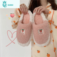 恋名媛韩国ins少女心可爱包头棉拖鞋居家卧室平底月子保暖棉拖鞋冬季孕妇鞋