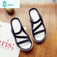 恋名媛ins时尚网天可湿水学生拖鞋女新款软底果冻沙滩凉拖鞋孕妇鞋孕妇鞋