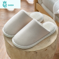 恋名媛秋冬季加厚保暖棉拖鞋女防滑室内情侣木地板居家月子家用家居男士孕妇鞋