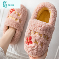 恋名媛棉拖鞋女冬天包跟厚底保暖女士棉鞋家居室内毛拖家用秋冬季月子鞋孕妇鞋