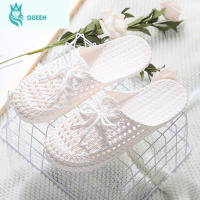 恋名媛镂空洞洞鞋夏天女居家懒人时尚外穿休闲沙滩鞋包头孕妇护士凉拖鞋孕妇鞋