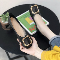 恋名媛大码女鞋41一43春秋33-45时尚豆豆鞋女42平底单鞋懒人浅口孕妇鞋孕妇鞋