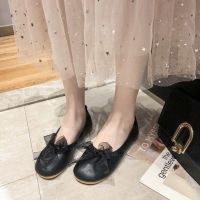 恋名媛孕妇鞋春秋外穿一脚蹬水肿宽松夏豆豆鞋春季伴娘平底温柔仙女鞋夏孕妇鞋